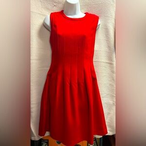 Red Valentine’s Day sleeveless dress H&M